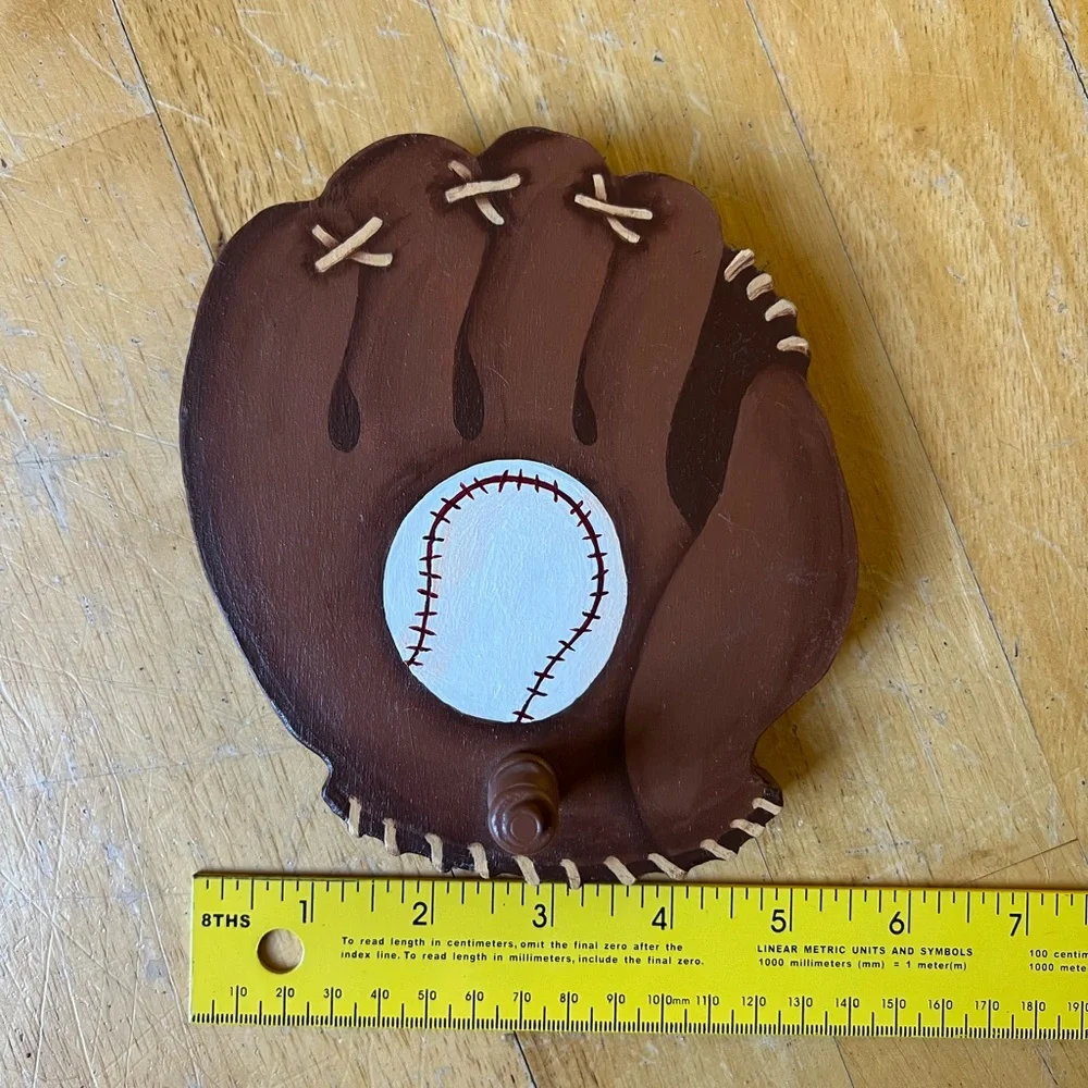 Vintage handmade Baseball Glove Coat Hook